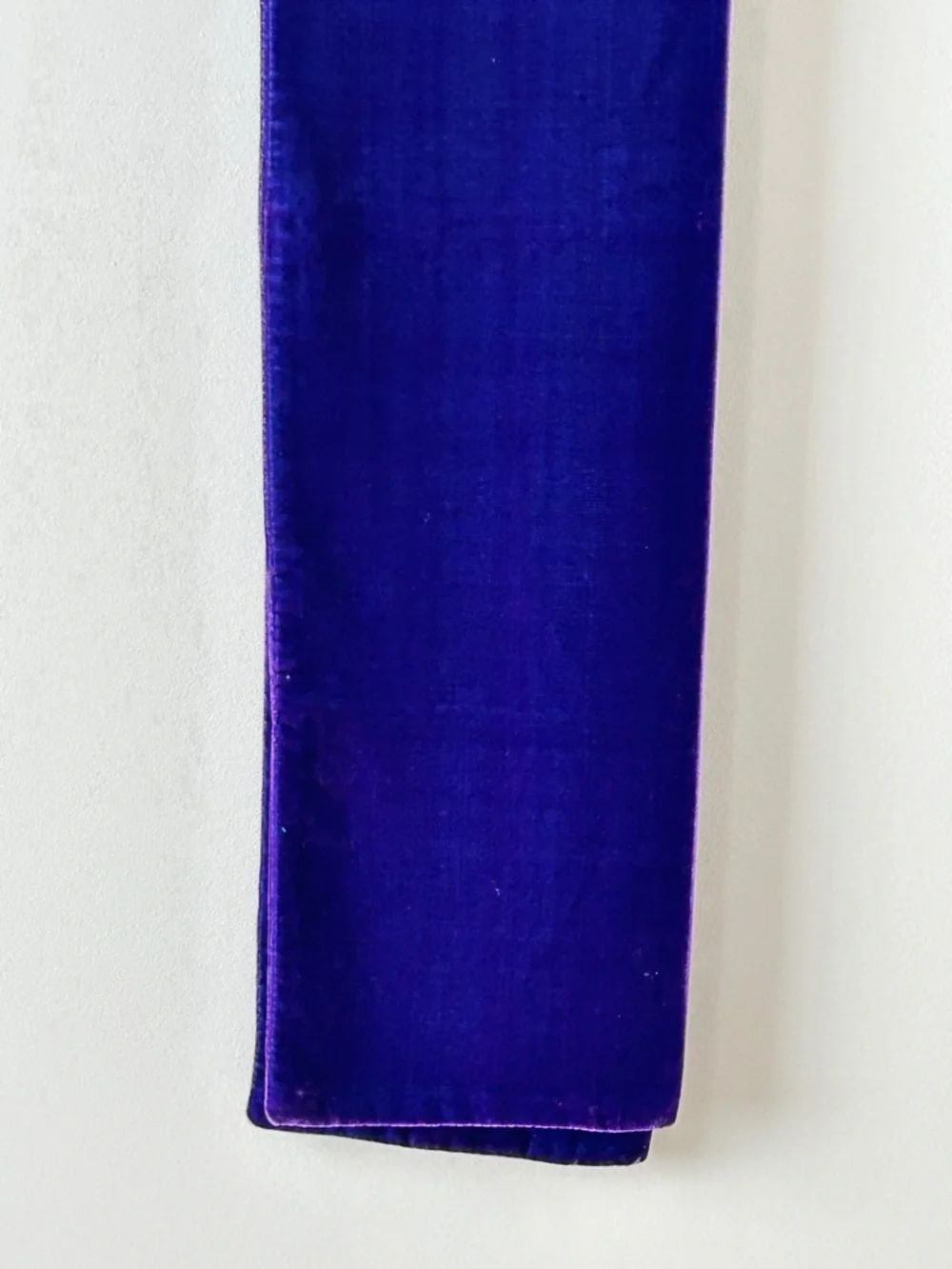 Purple Velvet Scarf